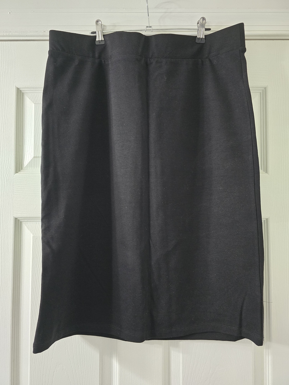 Zenana Classic Black Pencil Skirt - 3X